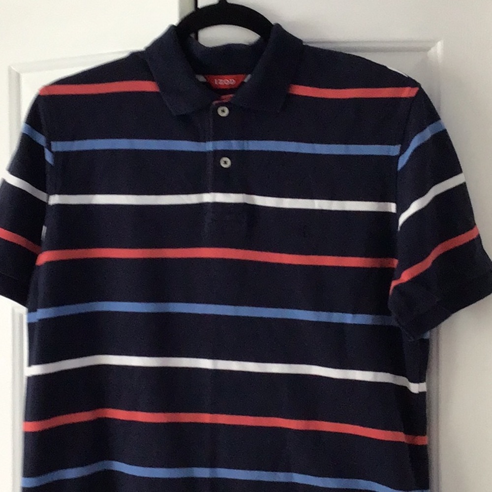 Men's small Izod striped polo